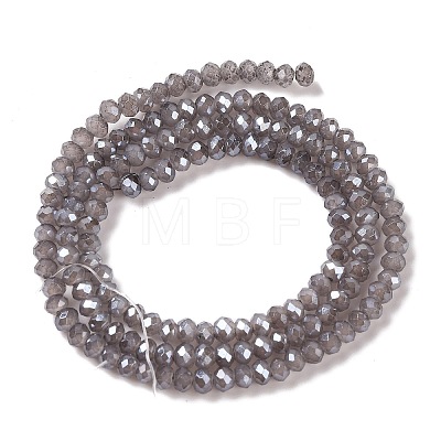 Baking Electroplate Glass Beads Strands X1-DGLA-A039-J4mm-B06-1