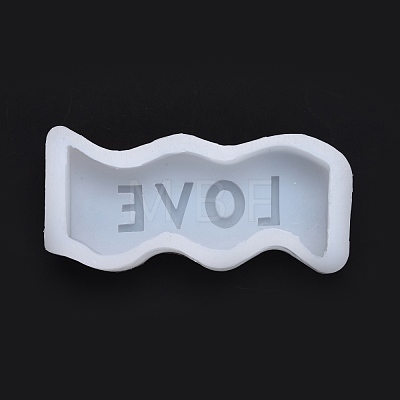Wavy Letter Silicone Candle Mold DIY-Z015-01-1