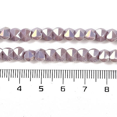 Electroplate Glass Beads Strands EGLA-B009-05A-09-1