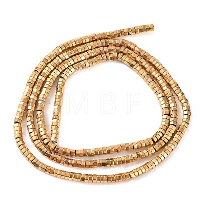 Electroplated Synthetic Non-magnetic Hematite Beads Strands G-H027-F01-01-1