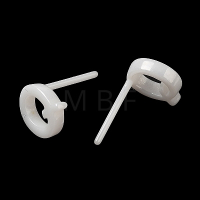 Hypoallergenic Bioceramics Zirconia Ceramic Stud Earrings EJEW-F340-04Q-1