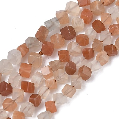 Natural Moonstone Beads Strands G-L650-M01-01-1