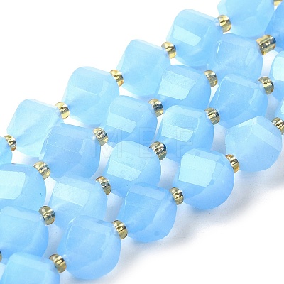 Natural Quartz Dyed Beads Strands G-U023-A02-01-1