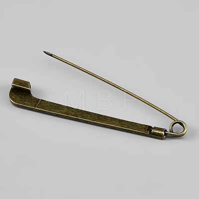 Zinc Alloy Big Safety Pins FIND-WH0365-259I-AB-1