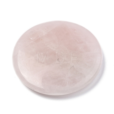 Chakras Themed Natural Rose Quartz Cabochons G-P001-22B-1