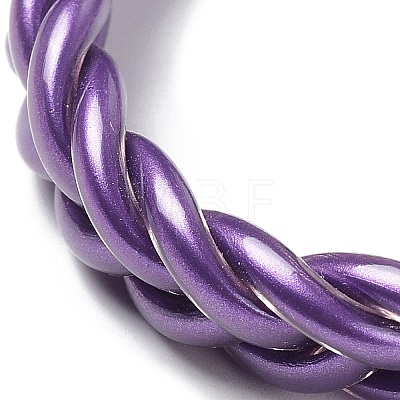 Plastic Cord Braided Stretch Bracelets BJEW-R313-03D-1