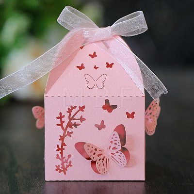 3D Butterfly Cardboard Hollow Candy Storage Gift Boxes PW-WGE2AEA-05-1