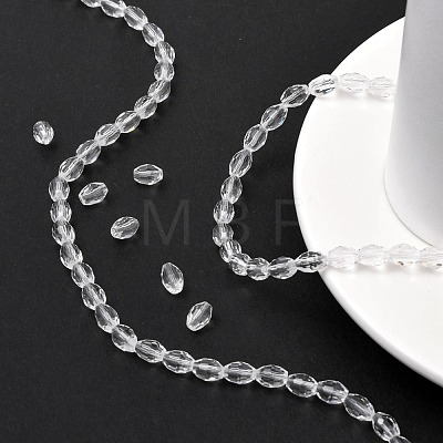Glass Beads Strands GC893Y-14-1