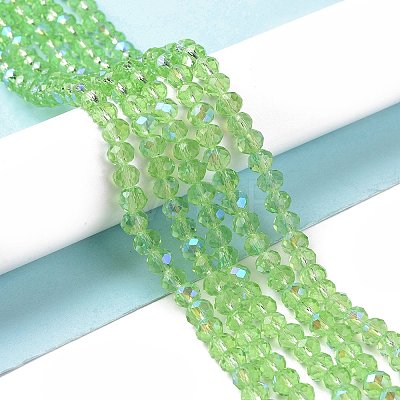 Electroplate Glass Beads Strands EGLA-A044-T3mm-L09-1