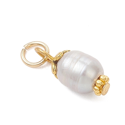 Natural Cultured Freshwater Pearl Pendants PALLOY-JF05029-1