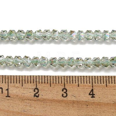 Electroplate Glass Beads Strands GLAA-Q105-02-05-1