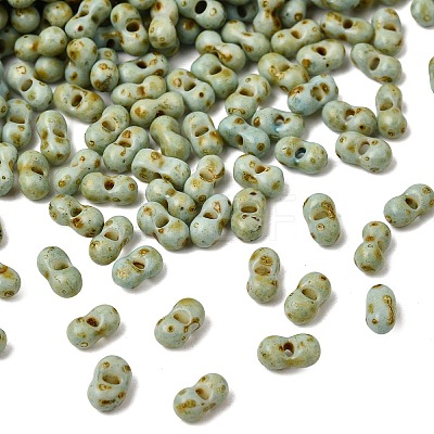 Opaque Glass Beads GL-CBA31A4-02G-1