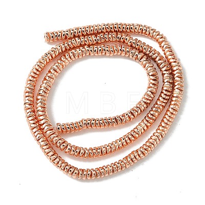 Electroplated Synthetic Non-Magnetic Hematite Beads Strands G-H020-F01-01-1
