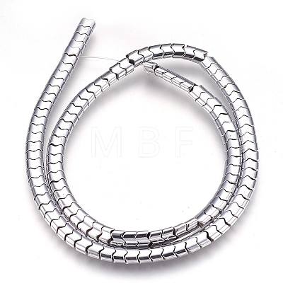 Electroplate Non-magnetic Synthetic Hematite Bead Strands G-I208-17-1