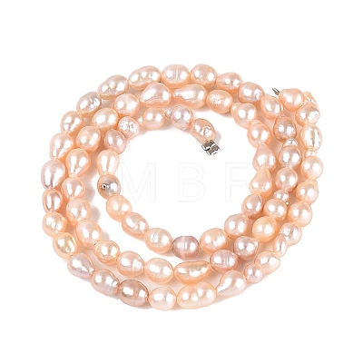 Natural Nucleated Pearl Beads Strands PEAR-N012-02Q-02-1