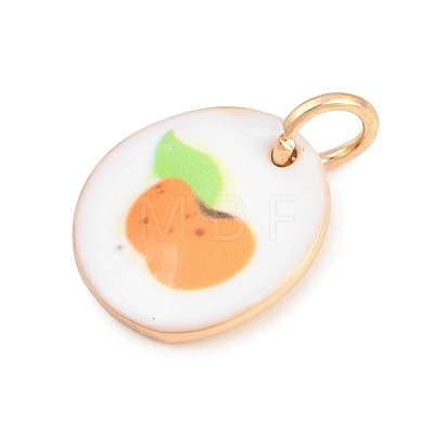 304 Stainless Steel Enamel Pendants STAS-L312-03G-01-1