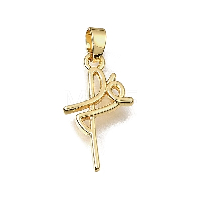 Brass Pendants KK-CBAA632-01G-1