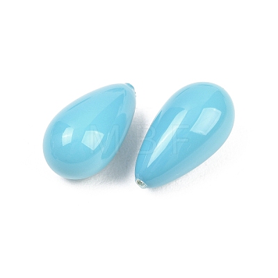 Electroplate Opaque Glass Beads GLAA-A044-02A-1