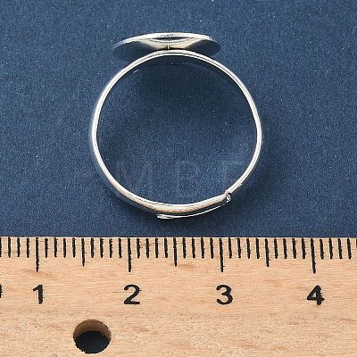 Adjustable Brass Pad Ring Settings KK-K414-10B-S-1