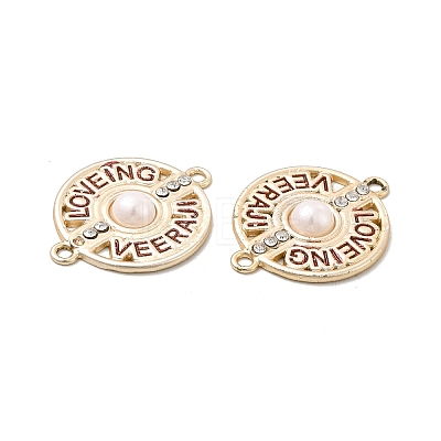 Alloy Enamel Connector Charms FIND-H039-50KCG-1