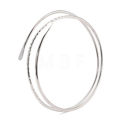 Wire Wrap Upper Arm Cuff Band X-AJEW-G033-07P-1