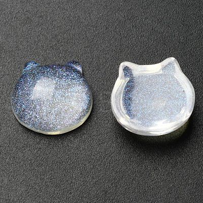 Translucent Resin Cabochons RESI-B016-02D-1