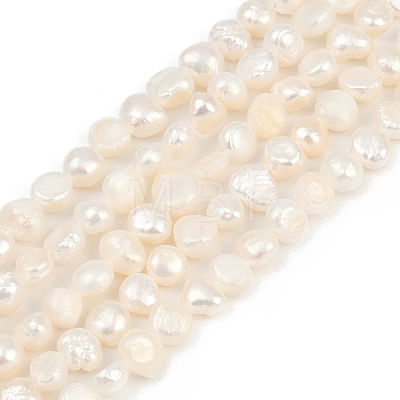 Natural Cultured Freshwater Pearl Beads Strands PEAR-P064-19G-01A-1