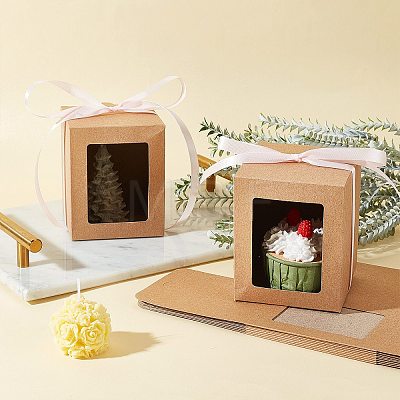 Kraft Paper Box CON-WH0080-67-1