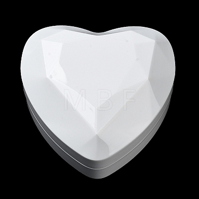 Heart Shaped Plastic Ring Storage Boxes CON-C020-01D-1