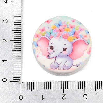 Printed Silicone Beads SL-CBADDB1-08E-1