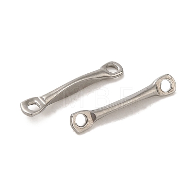 Non-Tarnish 304 Stainless Steel Connector Charms X-STAS-Q323-10P-1