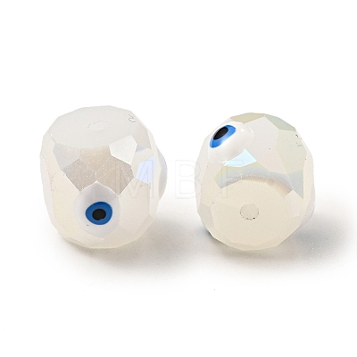Opaque Glass Beads GLAA-F121-02B-1