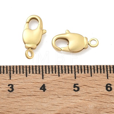 Brass Lobster Claw Clasps KK-D229-14MG-02-1