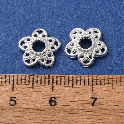 Tibetan Style Alloy Bead Caps K0P34022-1