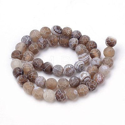 Natural Weathered Agate Beads Strands X-G-S259-05G-10mm-1