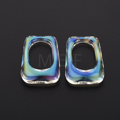 Plating Transparent Acrylic Linking Rings TACR-N006-48-1