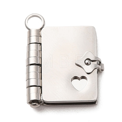 304 Stainless Steel Pendants STAS-F362-03P-1