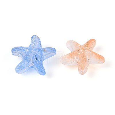 Frosted Glass Beads FGLA-T005-01M-1