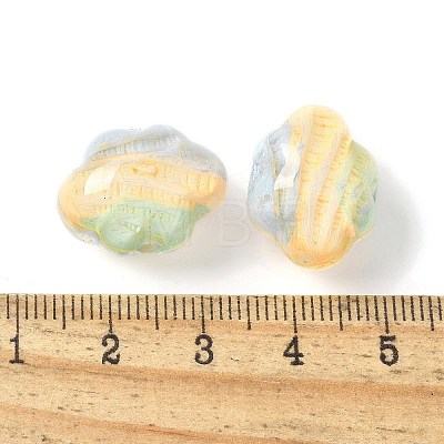 Two Tone Transparent Acrylic Beads OACR-D304-01C-1