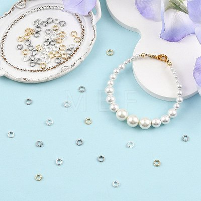 18Pcs Brass Ring Charm Connectors KK-FS0002-16S-1