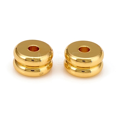 Long-Lasting Plated Brass Spacer Beads KK-D160-29G-1