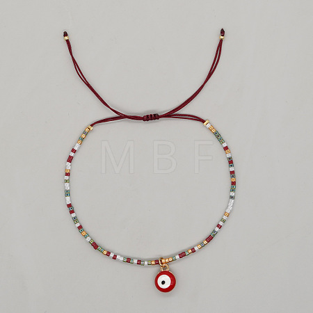 Alloy Enamel Charm Bracelets IY1908-2-1