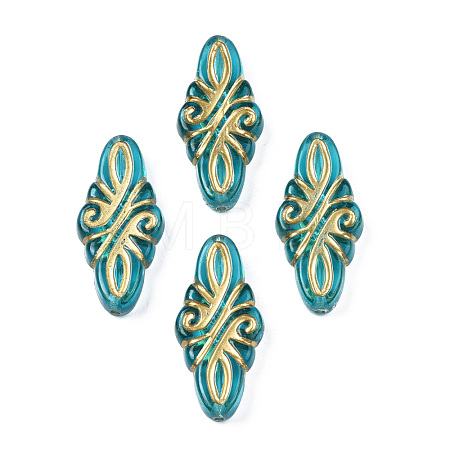 Plating Acrylic Beads PACR-N008-029-1