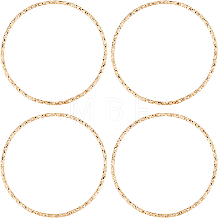 20Pcs Brass Linking Rings KK-BBC0012-15-1