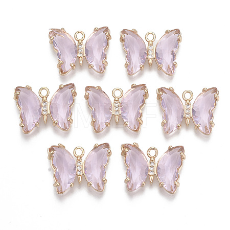 Glass Pendants X-GLAA-T021-24G-1