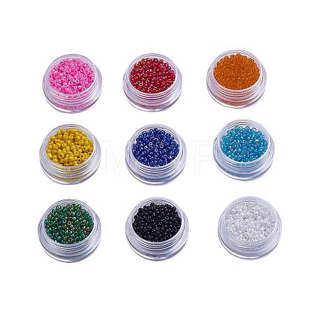 8/0 Glass Seed Beads DIY-X0272-3mm-06-1