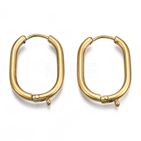 316 Surgical Stainless Steel Hoop Earrings Findings STAS-N097-055LG-1