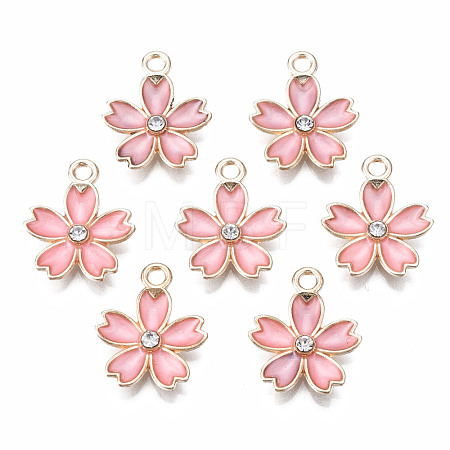 Alloy Enamel Pendants ENAM-S121-052D-1