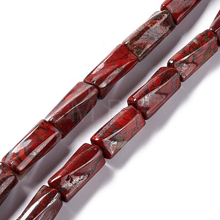 Natural Brecciated Jasper Beads Strands G-L240-14-1