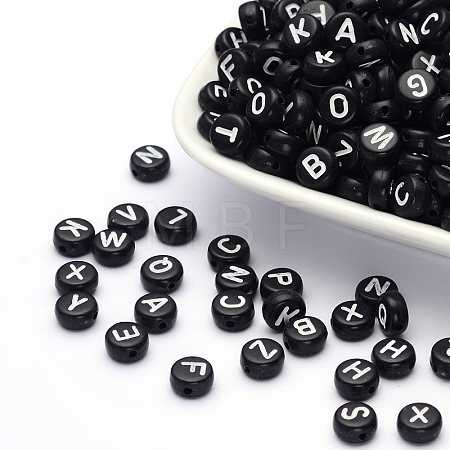 Opaque Acrylic Beads PB40C9070-1